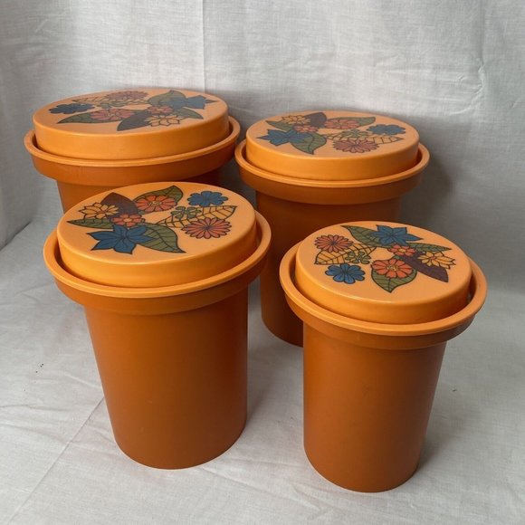 Rubbermaid Kitchen Vintage Rubbermaid Container Nesting Canisters